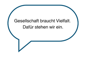 Die DAG SHG bezieht Stellung für Vielfalt und Demokratie